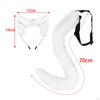 Faux Fur Ears and Tail Set Animals Gift Ear Hair Hoop Headband Cosplay