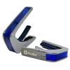 Thalia Capos Exotic Shell Series Electric Blue Angel Wing Guitar Capo with Fret Pad 12-inch (Black Chrome)