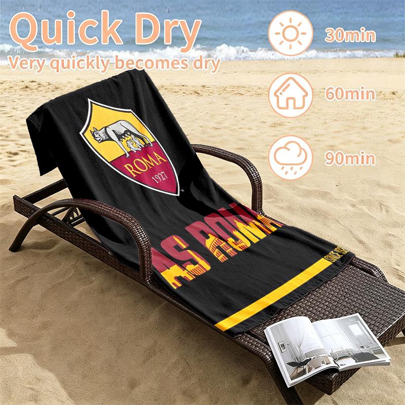 A.S Roma Beach towels also serve as bath towels summer essential a musthave for the outdoors the beach and the pool