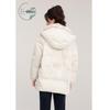 ZIHAN Women's Hooded Mid-length Duck Down Jacket