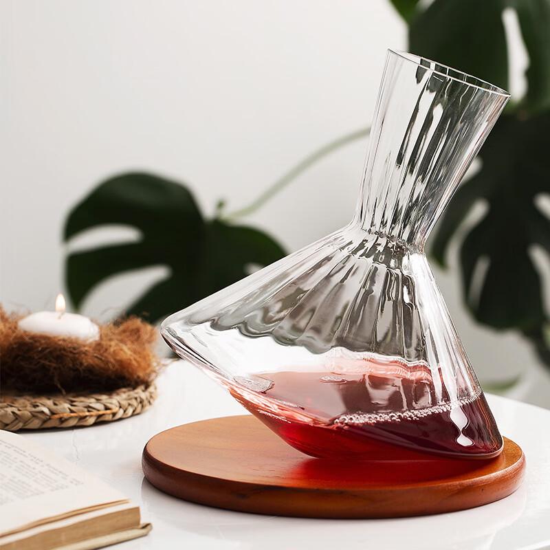High-End Rotating Gyroscope Wine Decanter
