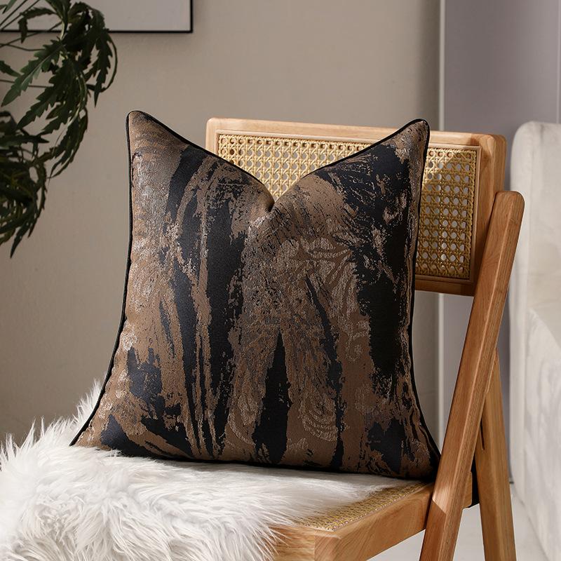 

Ретро Простая Высокоточная Наволочка с Кантом Абстрактная Жаккардовая Наволочка Подходит для Декоративной Спинки Дивана 45 * 45 (without core)