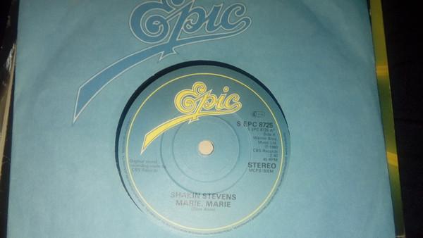 

7inch Record SHAKIN STEVENS - Marie, Marie SEPC8725 Epic 1980 UK Rock Used