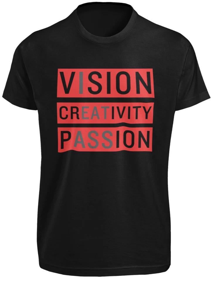 Vision Creativity Passion T-SHIRT Funny Sarcastic Hidden Message I Eat Ass Quote 4XL
