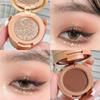 4 In 1 Matte Highlighter Blush Palette Pearly Blush Shiny Silkworm Lidschatten Shimme Brighten Face Contour Powder Makeup Palette ZH