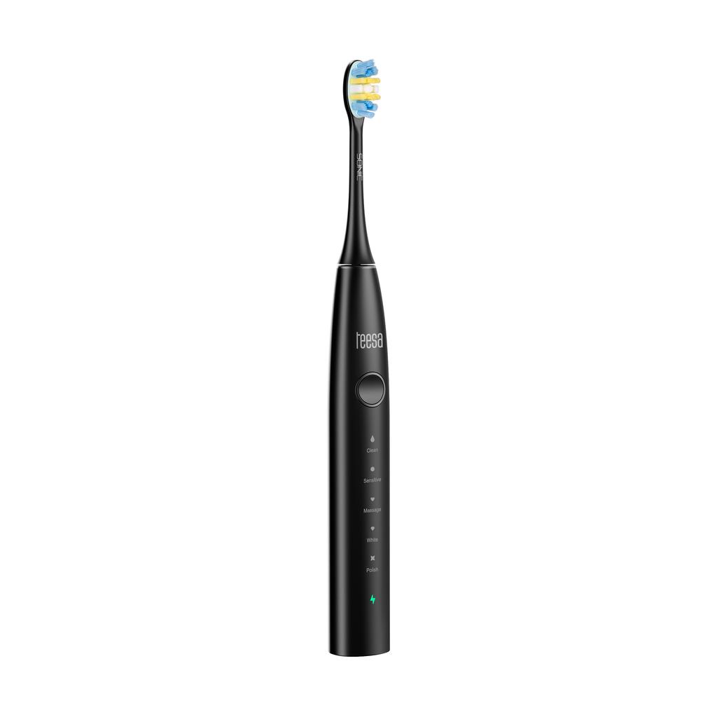 Sonic toothbrush 5 modes case cable TEESA SONIC 2 heads