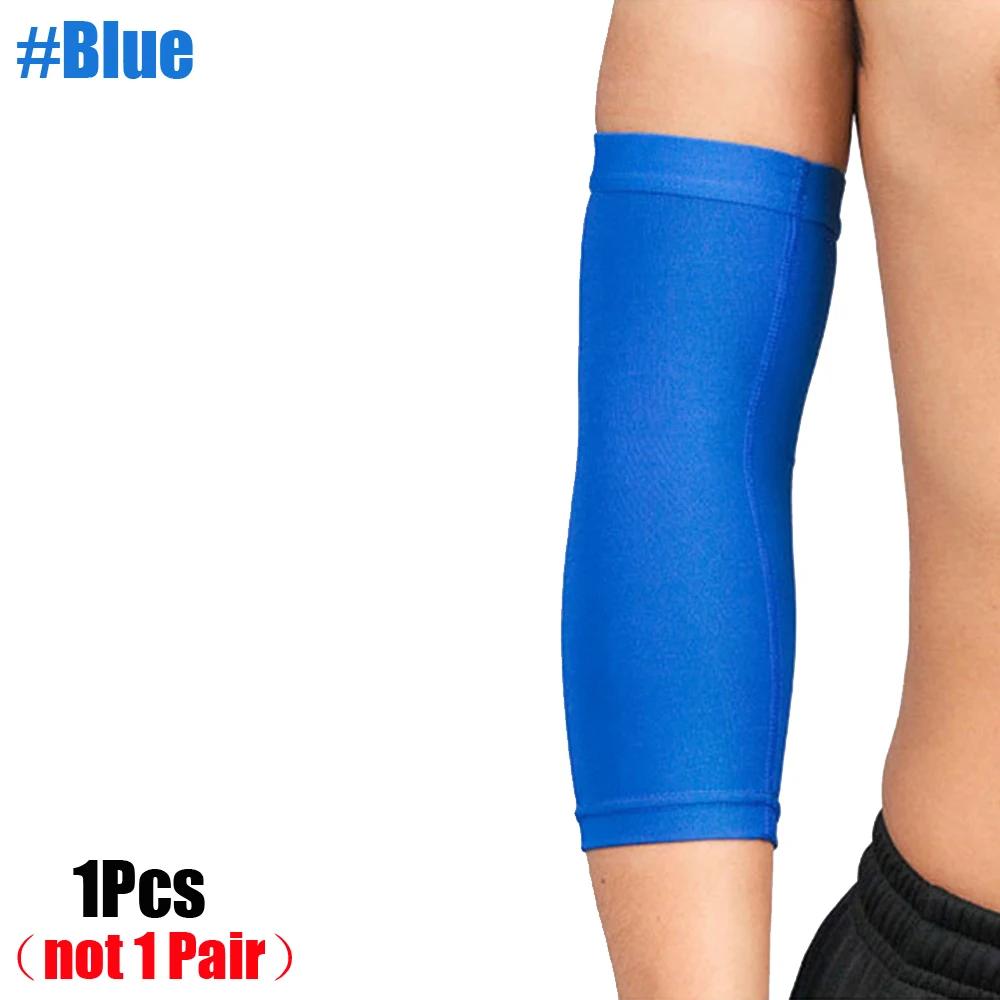 1Pcs Breathable Quick Dry Uv Protection Running Arm Sleeves Basketball Elbow Pad Fitness Armguards Sports Cycling Arm Warmers