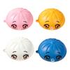 1/3/5Pcs Cartoon Expression Bubble Dumpling Toy Stress Relief Relaxation Steamed Bun Squeeze Toy Focus Aid Spitting Bubble Bun Fidget Toy