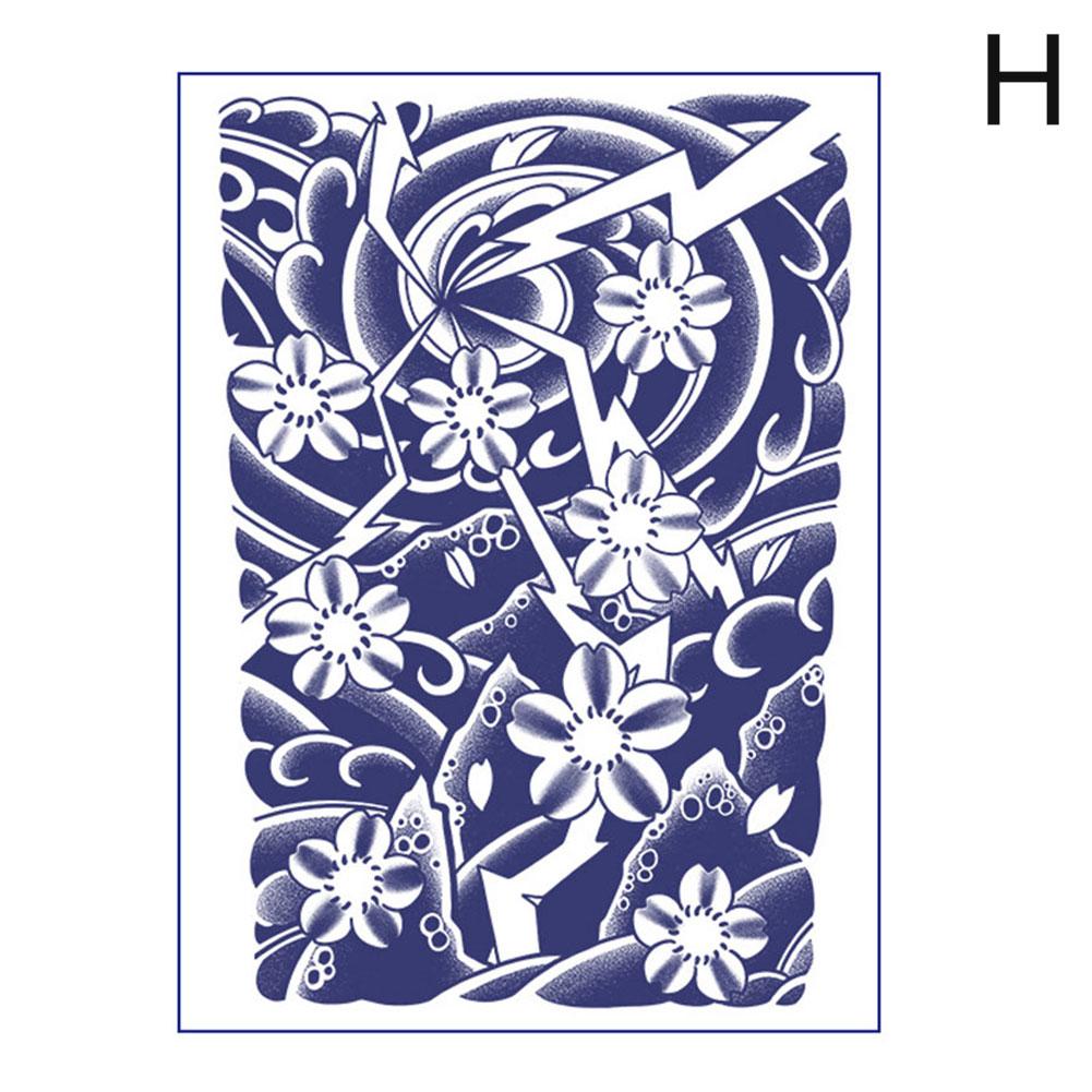 Saft Kräuter Tattoo Patch Halb Permanent Waschen Kann Es Nicht Entfernen Wasserdicht Und Nicht Reflektierend Sakura Arm Koi Fisch Männlich