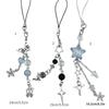 Fashion Star Bead Pendant Phone Straps Lanyard Pocket Keychain Strap Backpack Charm Car Key Decoration Chain
