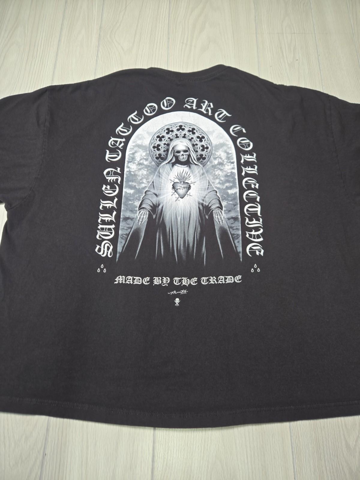 Sullen Art Collective Серия Художников Мужская 4XL Череп Дева Мария Унисекс Футболка S