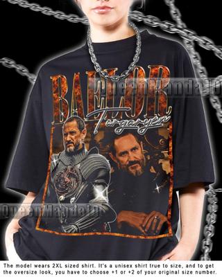 Baelor Targaryen Shirt 90s Retro Fan Tee, Unisex Movie T-Shirt, Bootleg Vintage Style KUS44