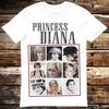 Selfie Collage Lady Prinzessin Diana Hommage Bestseller Geburtstag T-Shirt Meme Geschenk Top Tee Unisex Gamer Film Musik 6356 T-Shirt