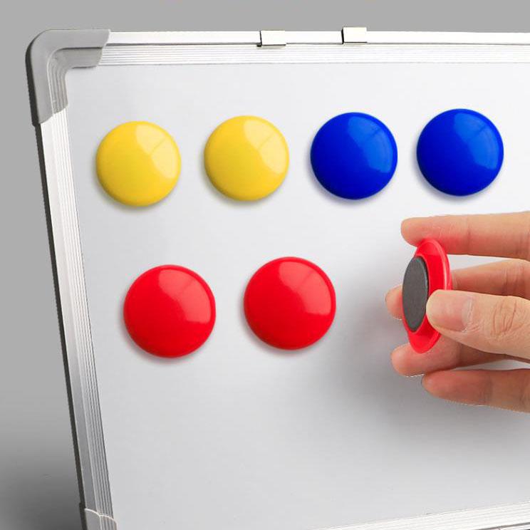 Bunte runde Magnete Starke magnetische Pinnnadeln für Whiteboard Tafel Kühlschrank, Robuste Kühlschrankmagnete Büro Klassenzimmerbedarf