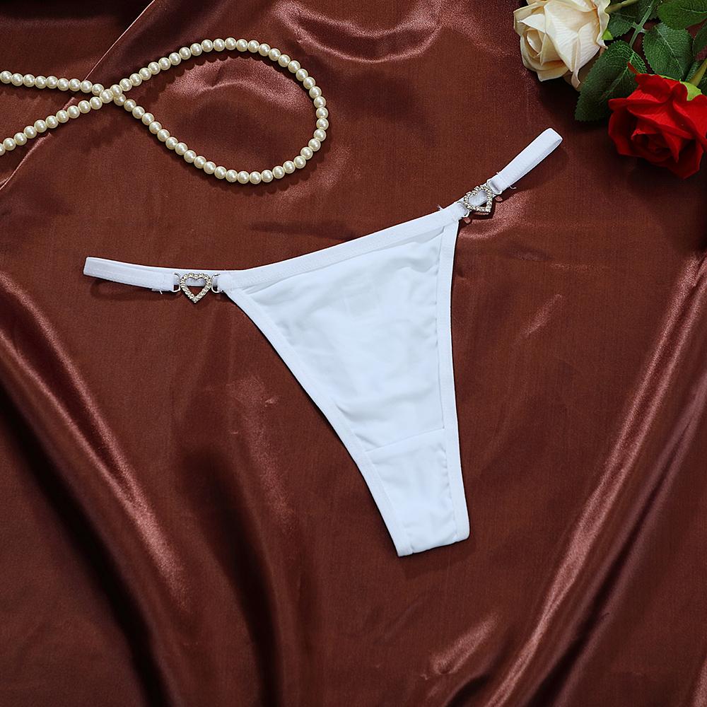 Women's Panties Fashion Heart Decor Sexy Women G-string Breathable Sexy Lingerie Erotic Elegant Female Sexy Lingerie For Women
