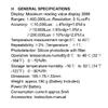 Digital illuminance meter,High accuracy and fast response,Light detector: used for light detection,LCD display,1-400,000Lux