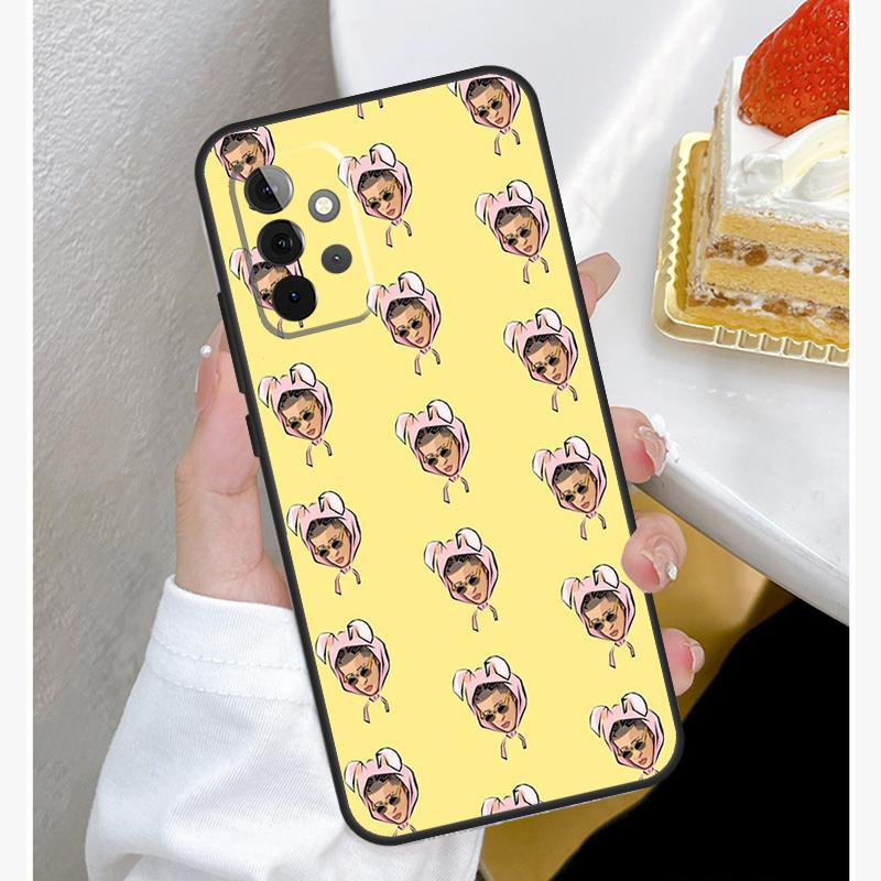 Bad Bunny Case For Samsung Galaxy A55 A35 A15 A14 A34 A54 A73 A53 A33 A23 A13 A12 A32 A52 A51 Cover
