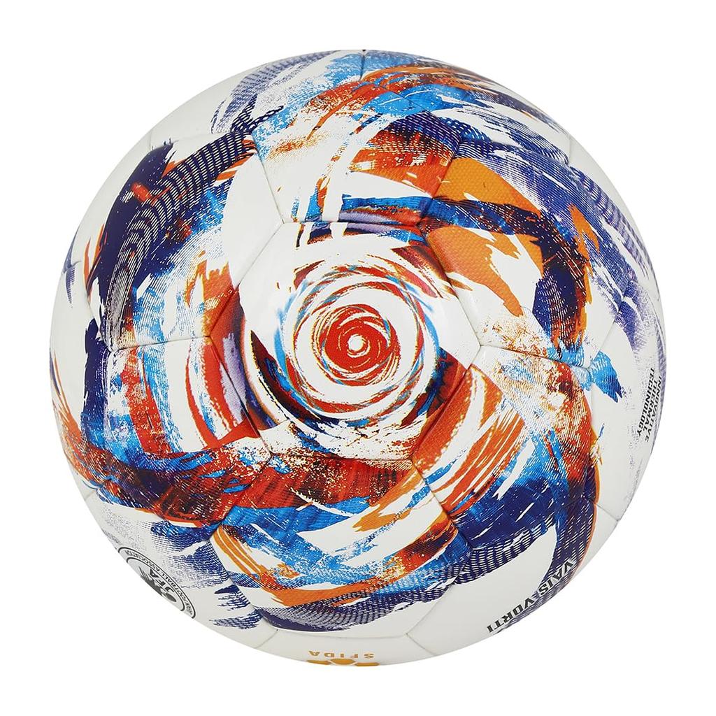 SFIDA VAIS VORTI Soccer Size Official Match and Professional Practice Thermally Grown Ball, 5, Ball, (White/Blue)