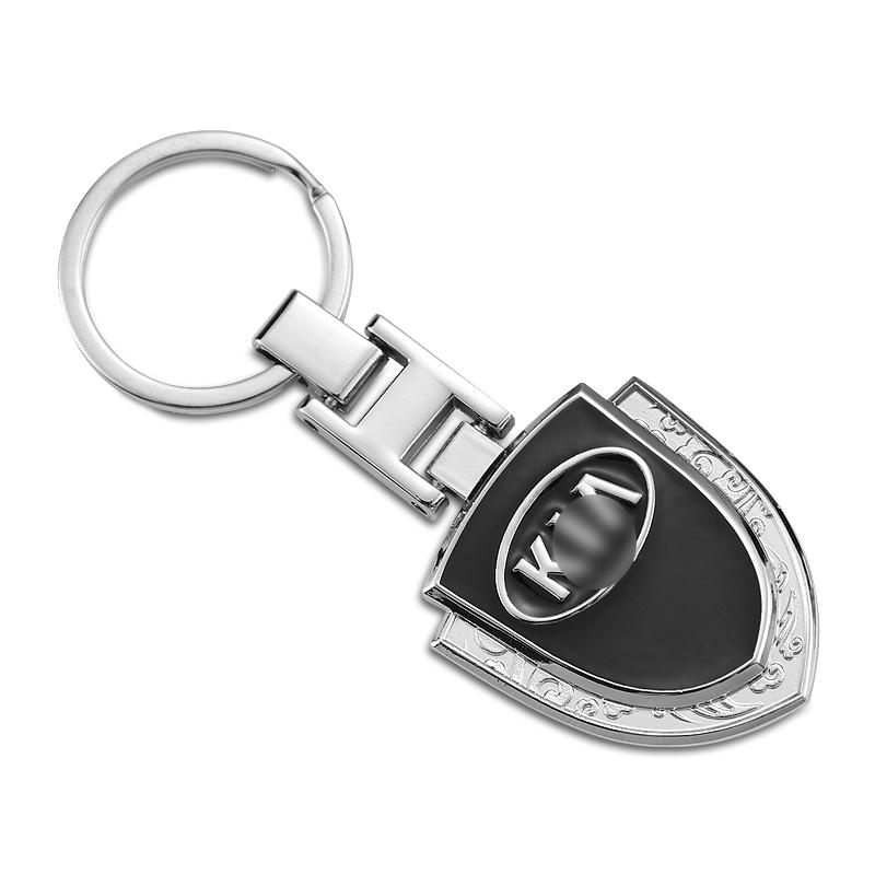 Zinc Alloy Car Logo Keychain 3D Decoration Keyring Accessories For KIA Soul Cadenza K5 K9 Proceed Niro Sportage EV3 Carnival zqdtx40