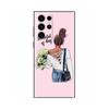 For Samsung Galaxy S24 Ultra Case Black TPU Soft Silicone Phone Cover for Samsung Galaxy S24 Plus S24+ Shockproof Cases Fundas