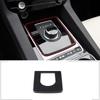 Matte Black Interior Gear Shift Plate Cover Trim For Jaguar F-pace XE 2016-