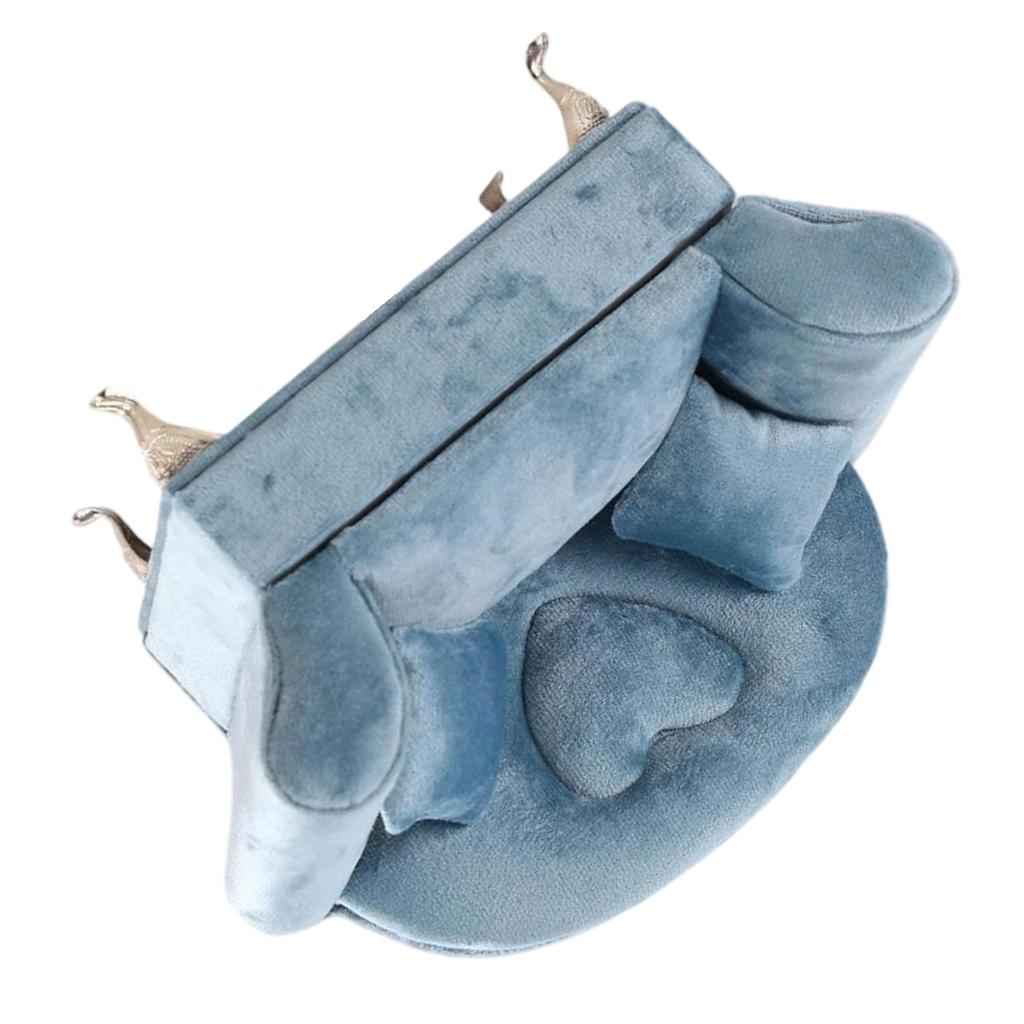 Elegant Velvets Jewelry Box Nordic Aesthetic Soft Lining Compartments for Home Decoration Jewelry Storage