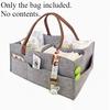 Baby-Filz-Aufbewahrung, Kinderzimmer-Organizer, Korb, Säuglings-Wickeltasche mit Griff, Caddy, Wickelwindel, Kinder-Aufbewahrungsträger, große Tasche