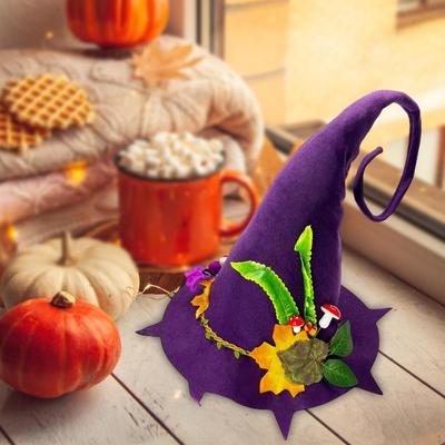 Halloween Witch Hat, Creative Wizard Hat for Masquerade,