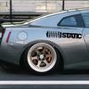 STATIC Slogan Car Windshield Banner Stickers  Waterproof Automobiles Windscreen Vinyl Decals Car Styling Decoration Accessories