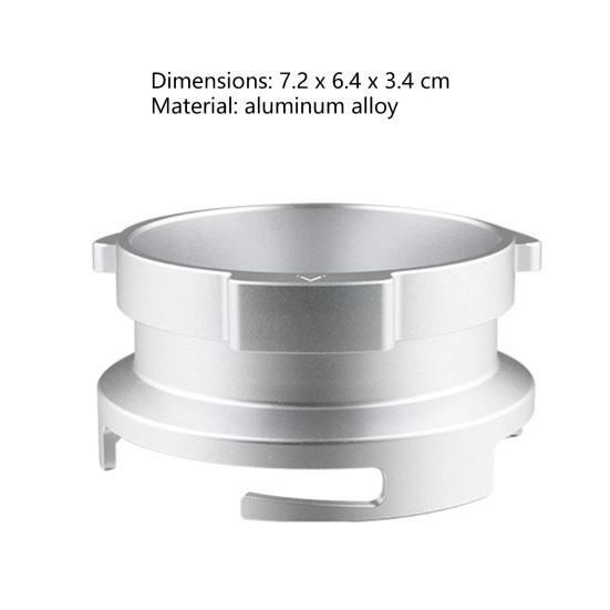 Dosing Funnel Rotation Type Smooth Aluminium Alloy High Strength Coffee Dosing Ring