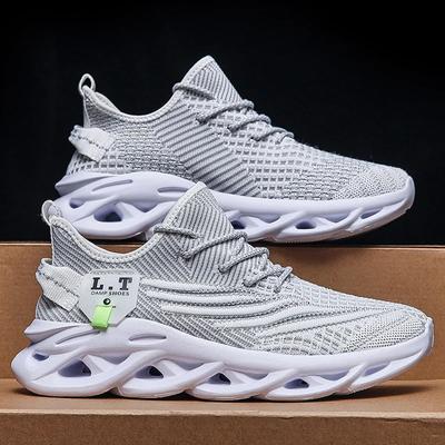 Modne Męskie Trampki Luksusowe Lekkie Siatkowe Męskie Buty do Biegania Joggingu 2024 Lato Oddychające Buty Sportowe do Chodzenia dla Mężczyzn Duży Rozmiar 48