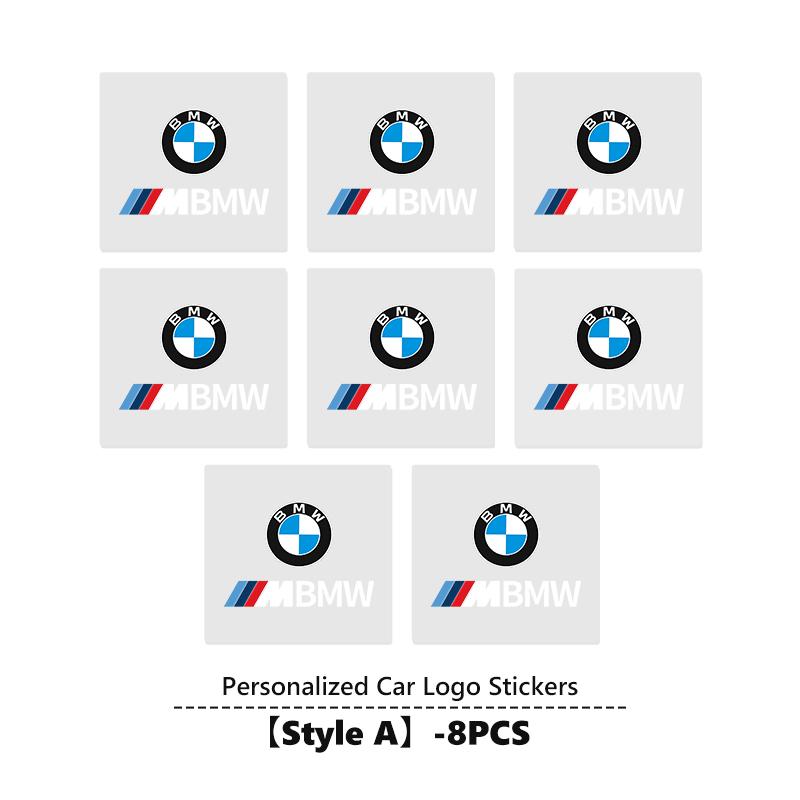 Car Logo Sticker Emblem Auto Body Decal Decor Accessories For BMW M Sport M2 M3 M4 M5 M6 E46 E90 E60 F10 F20 E87 X3 X6 PI1