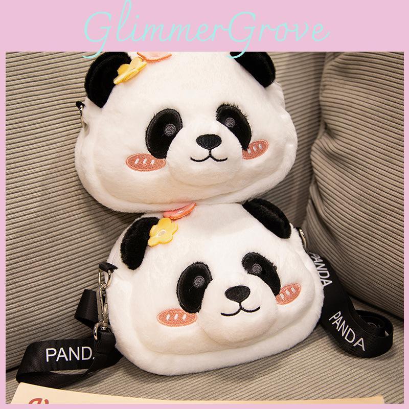 Soft And Huggable Panda Plush Crossbody Bag For Children Perfect Mini Backpack