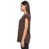 Women's Urban Classics Organic Extended Shoulder T-shirt - Brown - L