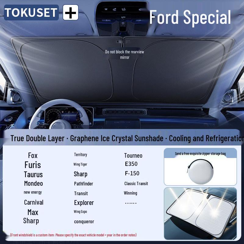 SUV Sunshade Windshield Cover: Anti-Glare, Heat Insulation, and Sun Protection Set