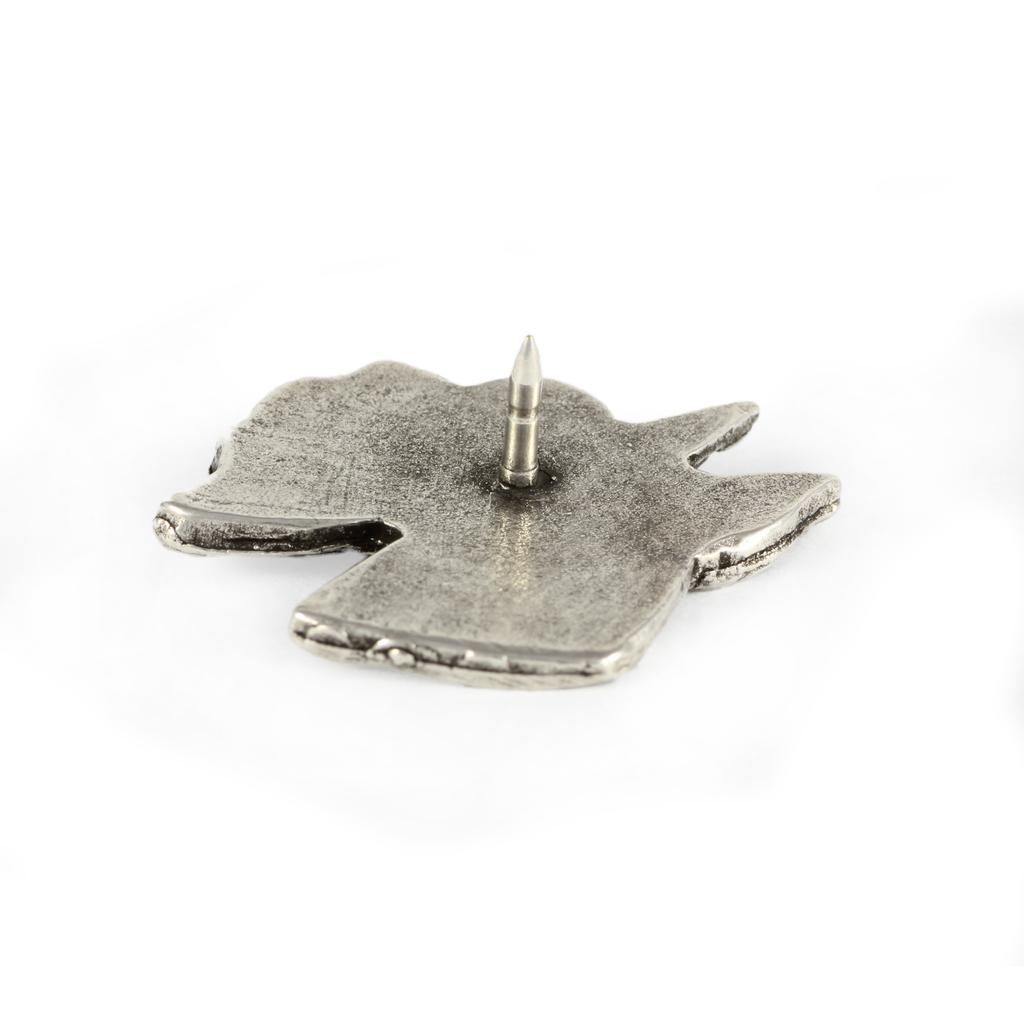 Schnauzer II - Dog brooch in a gift box, elegant pin, lapel pin for Art-Dog brand jacket