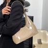 Neues Design Luxus Achseltasche Glänzende Damenhandtasche Trendige Retro Schultertaschen Weiblich