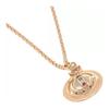 VIVIENNE WESTWOOD Logo Engraved Brass Necklace Women Necklace Rose-Gold 63020097-G002-PINK-GOLD