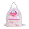 Unicorn Pattern Colorful With Sequins Children Backpack For Kindergarten