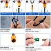 Screwdriver Bit Holder 1/4 Inch Hex Shank Keychain Bit Holder Extension Bar Drill Bit Holder Quick Change for Drill Bits