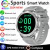 New GPS Track Smart Watch Men AMOLED HD Screen Outdoor Sports Fitness Heart Rate NFC IP68 Waterproof Bluetooth Call Smart Watch