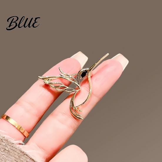 Hollow Hummingbird Brooch Bird Strong Pin High-Quality Alloy Durable Anti-Oxidation