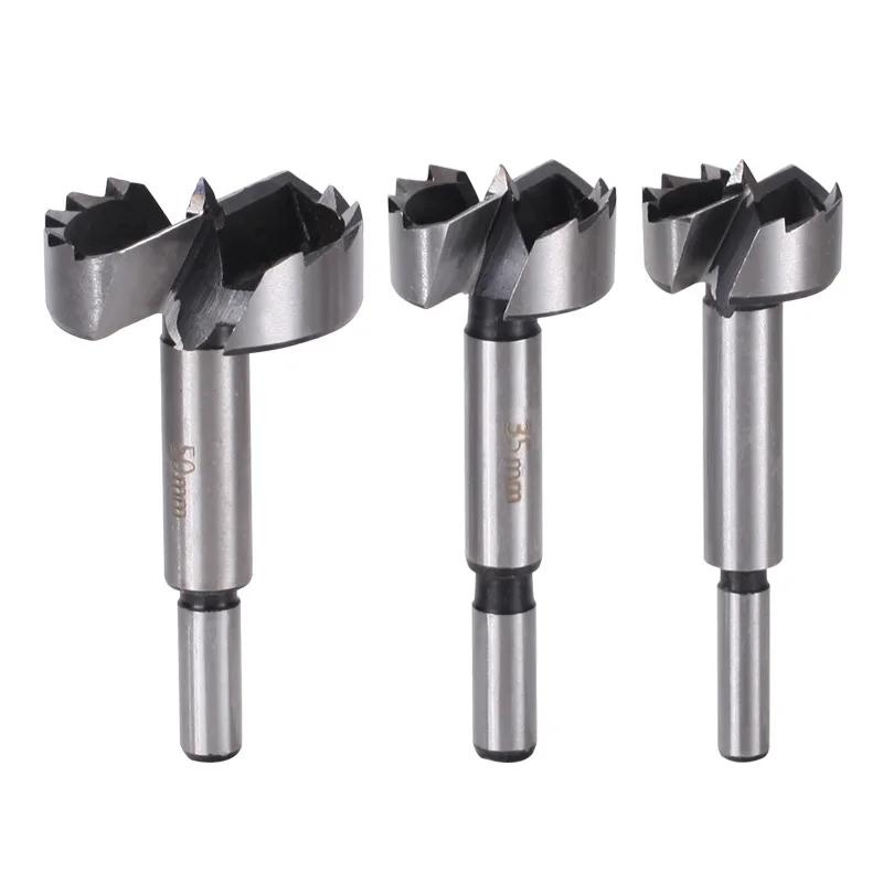 Punta Forstner Multidentata per Lavorazione del Legno Acciaio ad Alto Carbonio per Falegname Punta da Trapano per Forare Sega a Tazza Autocentrante Utensile Tagliente
