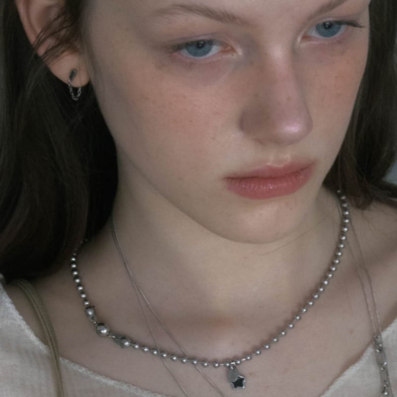 

Pearlymore Ball & Ball Magnet Star Necklace_PM25N021SS FREE