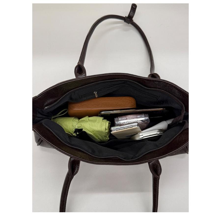 Sac sous-bras Rétro Chic de Luxe, Sac Cabas Polyvalent Grande Capacité pour le Quotidien, Sac à Main Tendance à Une Seule Bandoulière pour Femmes KTB