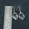 White Topaz Gemstone Handmade 925 Sterling Silver Jewelry Earring