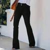 Women's High Waist Washed Women's Jeans Fashionable Versatile Straight Leg Pants