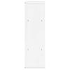 Side Cabinet ODDA White 40x24x79 Cm Solid Pine Wood