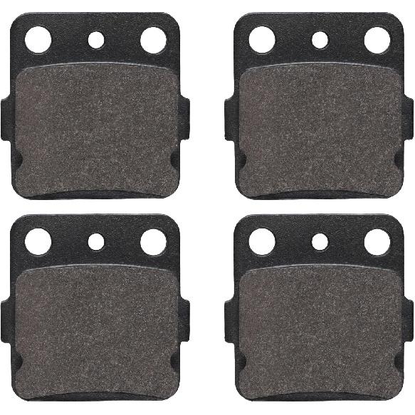 Cyleto rancher 420 Front Brake Pads for 2007-2015 Honda TRX 420 Fourtrax Rancher / 1999 2000 TRX400 Fourtrax / 2001-2008 TRX400 Sportrax ATV FA84 Carbon Fiber