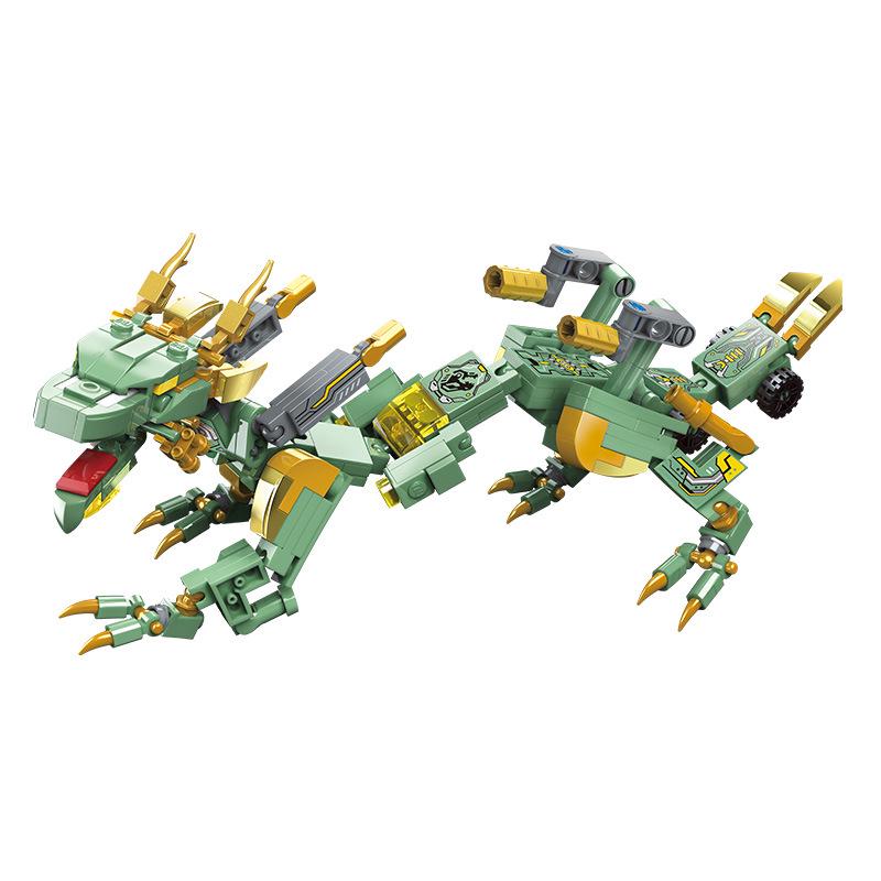 Qimeng Robot Beast Building Blocks: Swift Tyrannosaurus & Thunder Phantom Dragon 41201-412206 Series.
